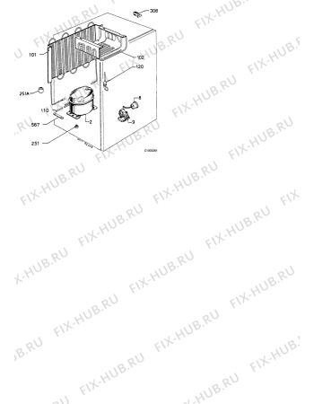 Взрыв-схема холодильника Kuppersbusch UK144.2 - Схема узла Functional parts